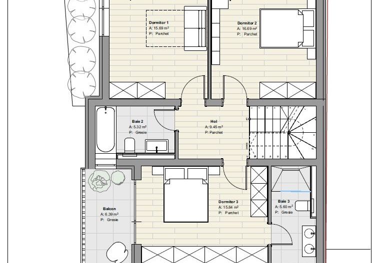 Buziasului-Continental | Case individuale | Carport - Poză 14