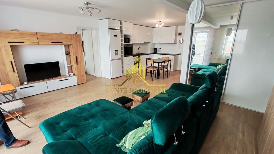 2 camere, spatios, mobilat modern, bloc nou, terasa, Manastur - Poză 3
