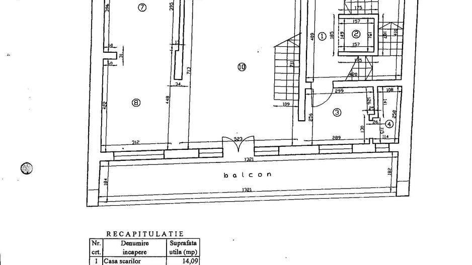 Duplex 200,38 mp utili + 32,51 mp balcoane + 2 locuri parcare + boxa - Dorobanti - Schiță 22