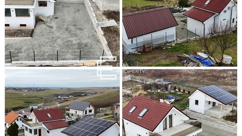 Casă la cheie în Șura Mare, cu priveliște superbă spre Sibiu și munți - Poză 5