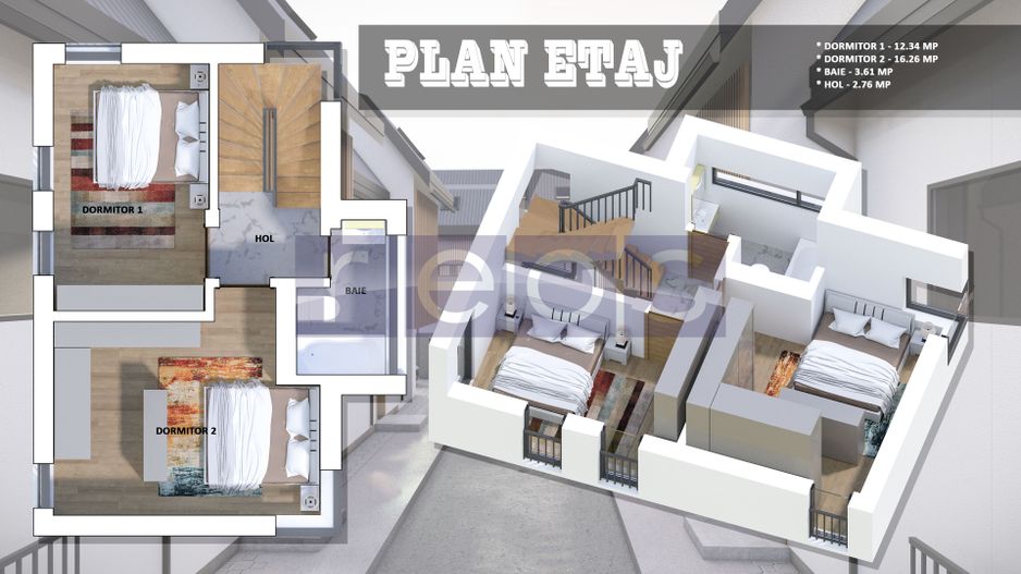 VILA NOUA | CURTE 123MP | STRAULESTI - Poză 2