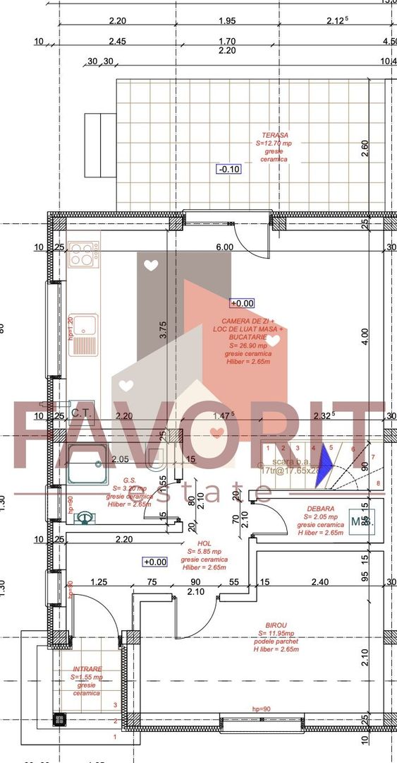 Duplex de vanzare in Mosnita | La asfalt | Toate utilitatile | COMISION 0% - Schiță 20