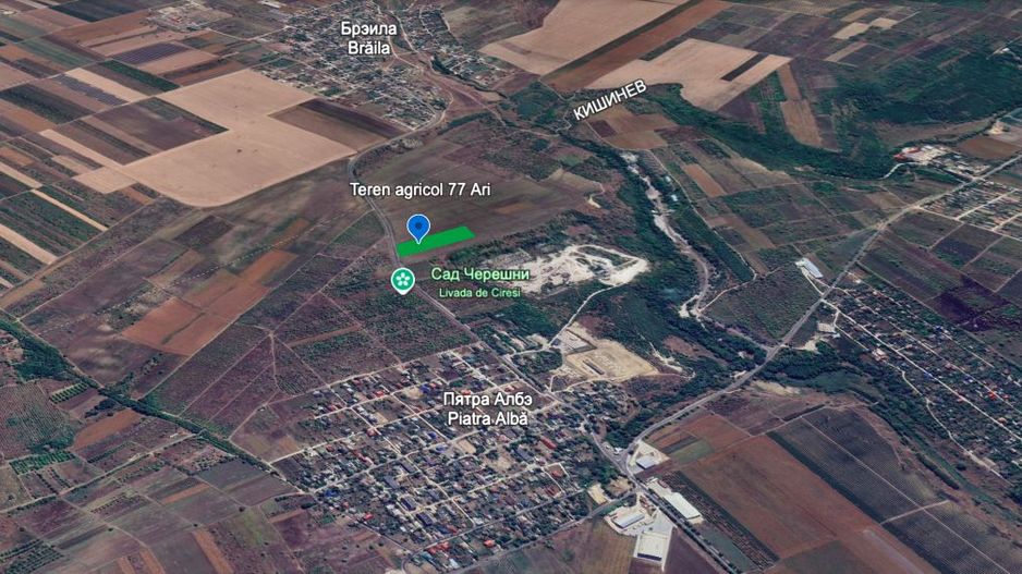 Teren agricol 77 ari, amplasat r-nul Ialoveni la traseul L 458 Piatra Albă-Brăila - Poză 2