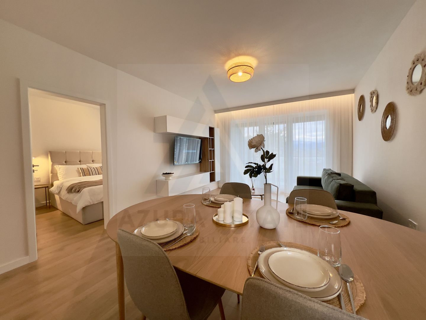 Apartament modern 2 camere utilat premium etaj 1 in cartier DaVinci - Poză 1