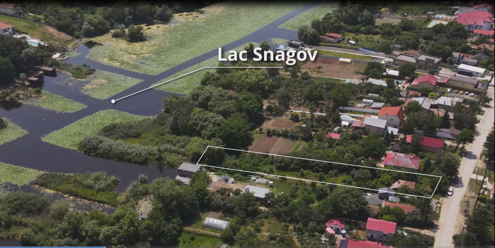 0% comision - Teren cu deschidere la lacul Snagov - Poză 1