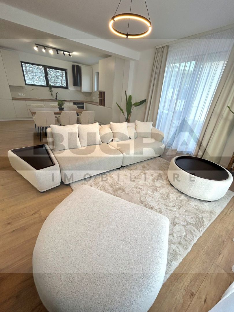 Casa exclusivista 140mp utili, prima inchiriere, 500mp teren,  Popesti - Poză 1