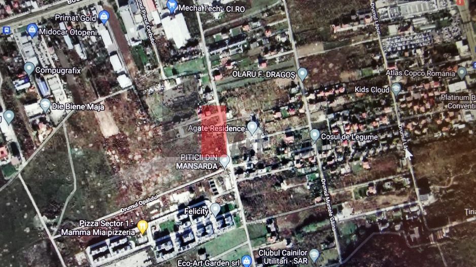 Zona Baneasa, lot casa, Drumul Agatului, - Poză 3