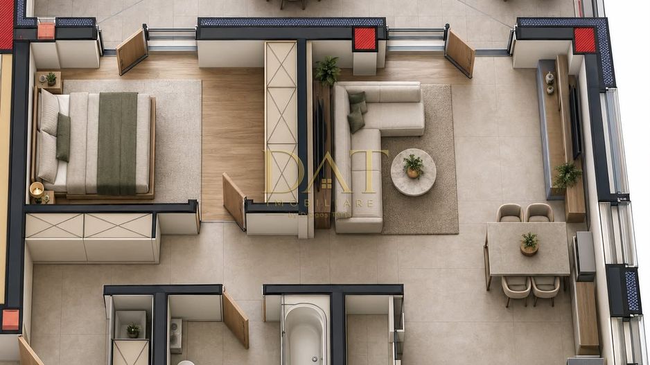 0% Comision | Apartament 2 camere | Terasa generoasa | Terra Gardens - Poză 1