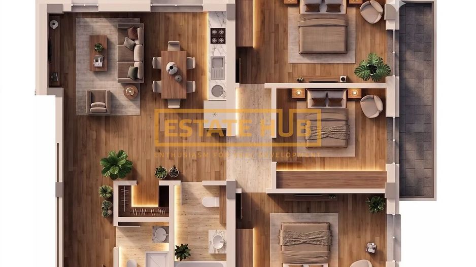 Apartamente 4 camere | Standarde NZEB | Comision 0 - Poză 2
