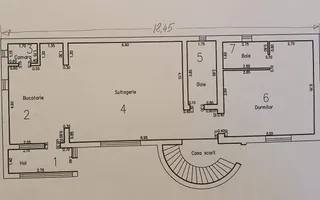 Casa P+1, 912 mp teren, 5 camere, strada asfaltata, zona Lipoveni - Schiță 16