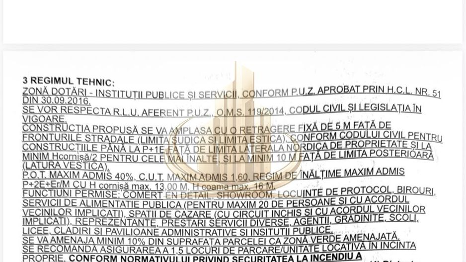 Teren investițional Chișoda | 974 mp | 2 fronturi | PUZ servicii - Poză 7