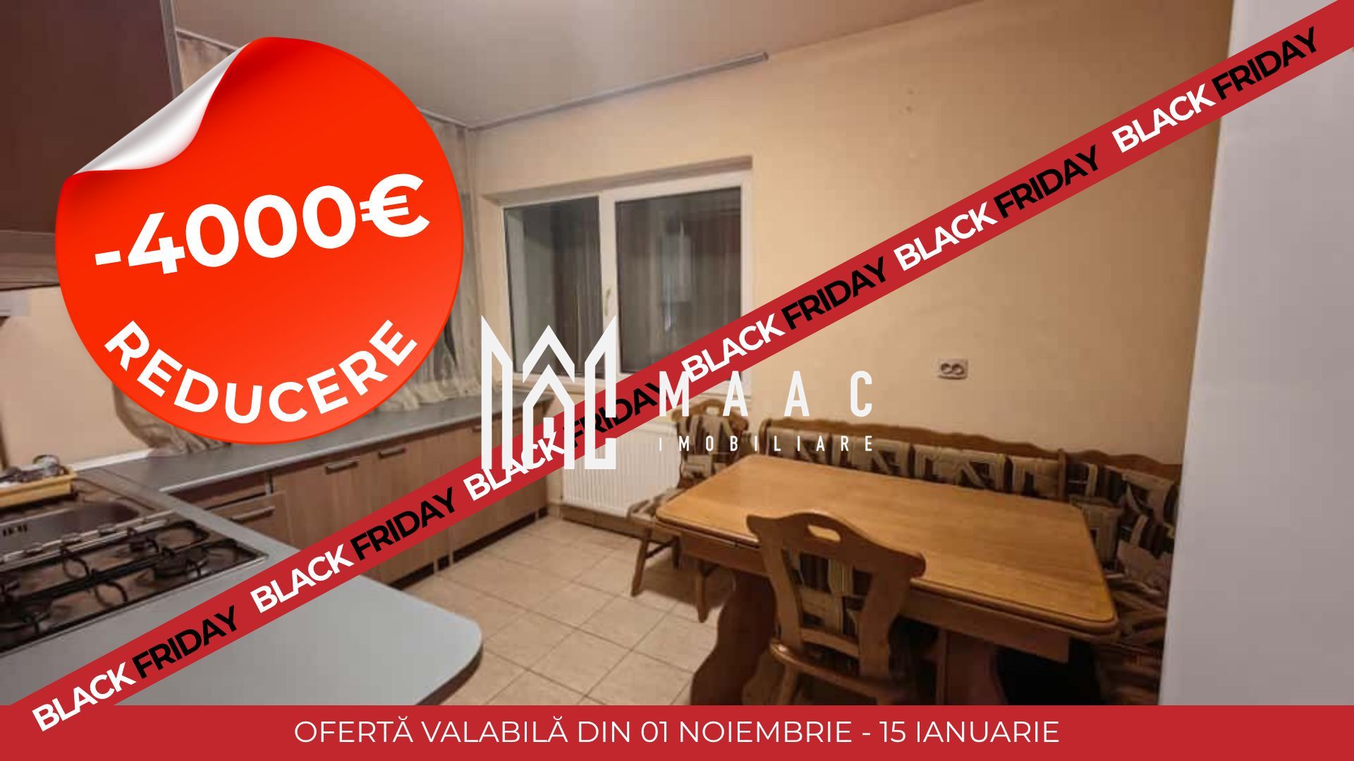 BlackFriday  I Apartament 3 camere I 76 mp I 2 bai I Parcare - Poză 1