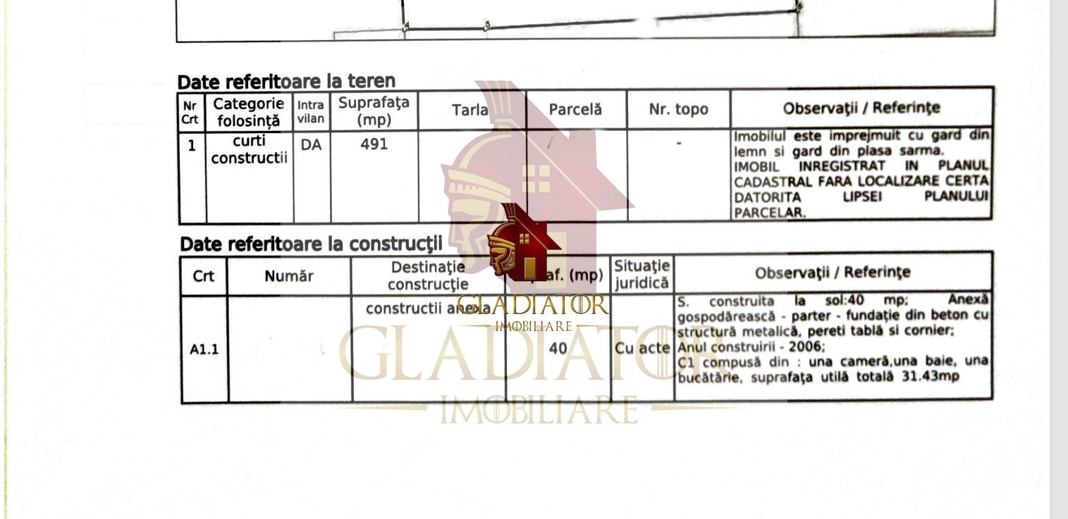 Casa cu teren 491 mp la pret de apartament cu 1 camera in Nicolina - Poză 11
