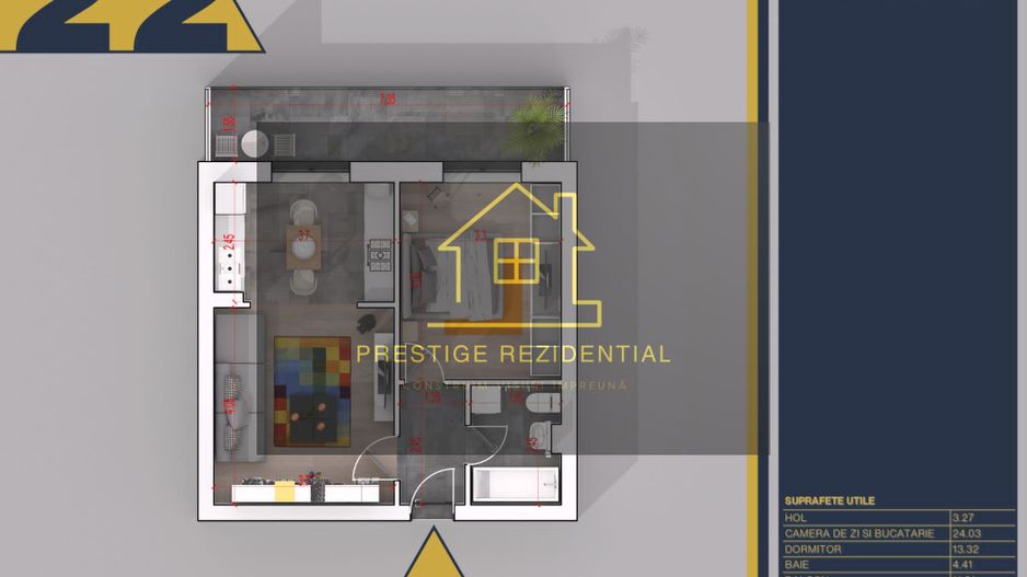 Apartament 2 cam,Finalizat, Direct Dez , Comision 0, Metrou 12 min - Poză 3