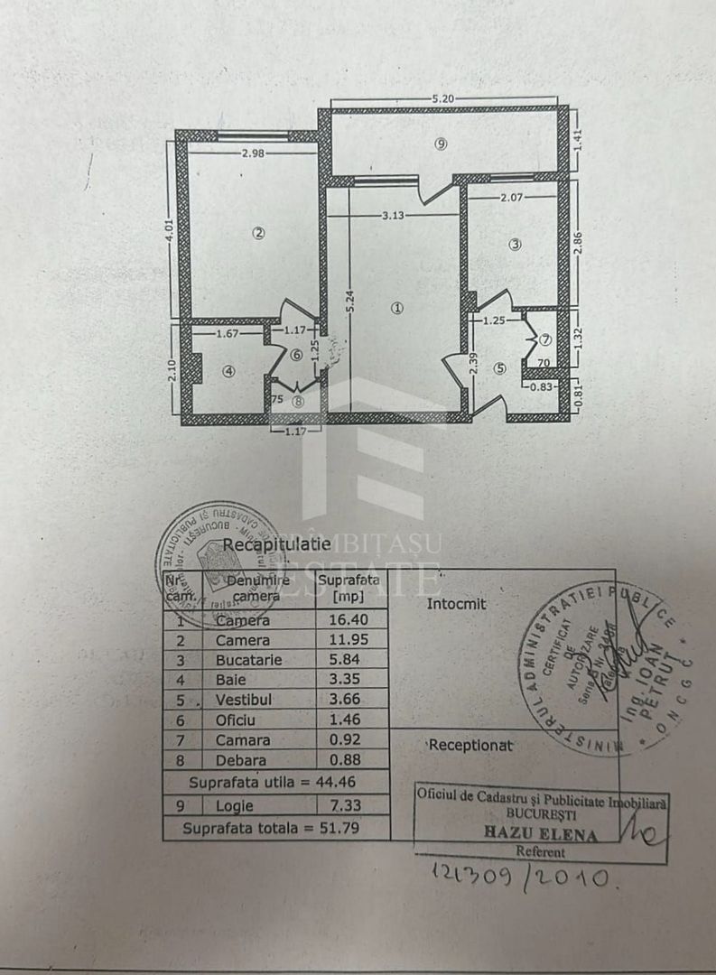 2 camere semidec. – Militari, Gorjului–Apusului - 7 min metrou - Schiță 13