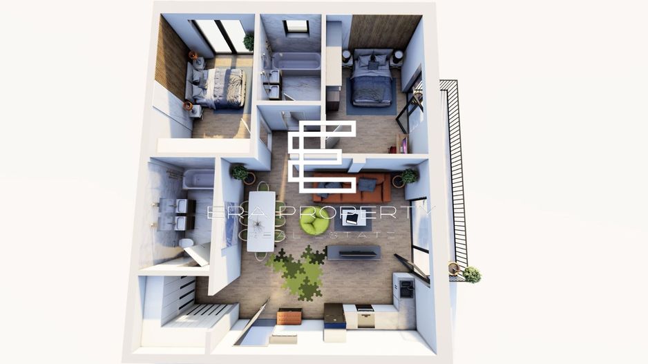 Apartamente 3 Camere – Etaj 1 | Bloc Nou Exclusivist | Cartierul Arhitectilor - Poză 3
