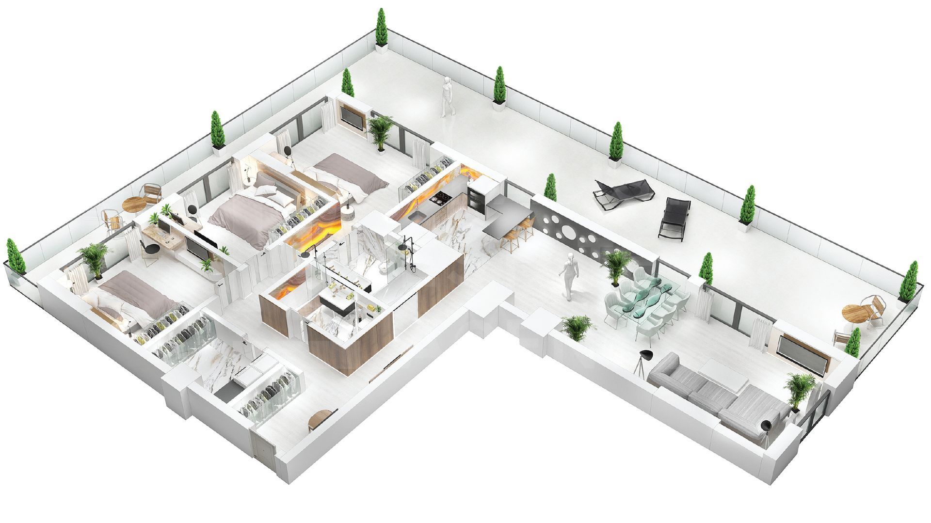 Vânzare, penthouse cu 4 camere, Carpathia, Brașov - Poză 6