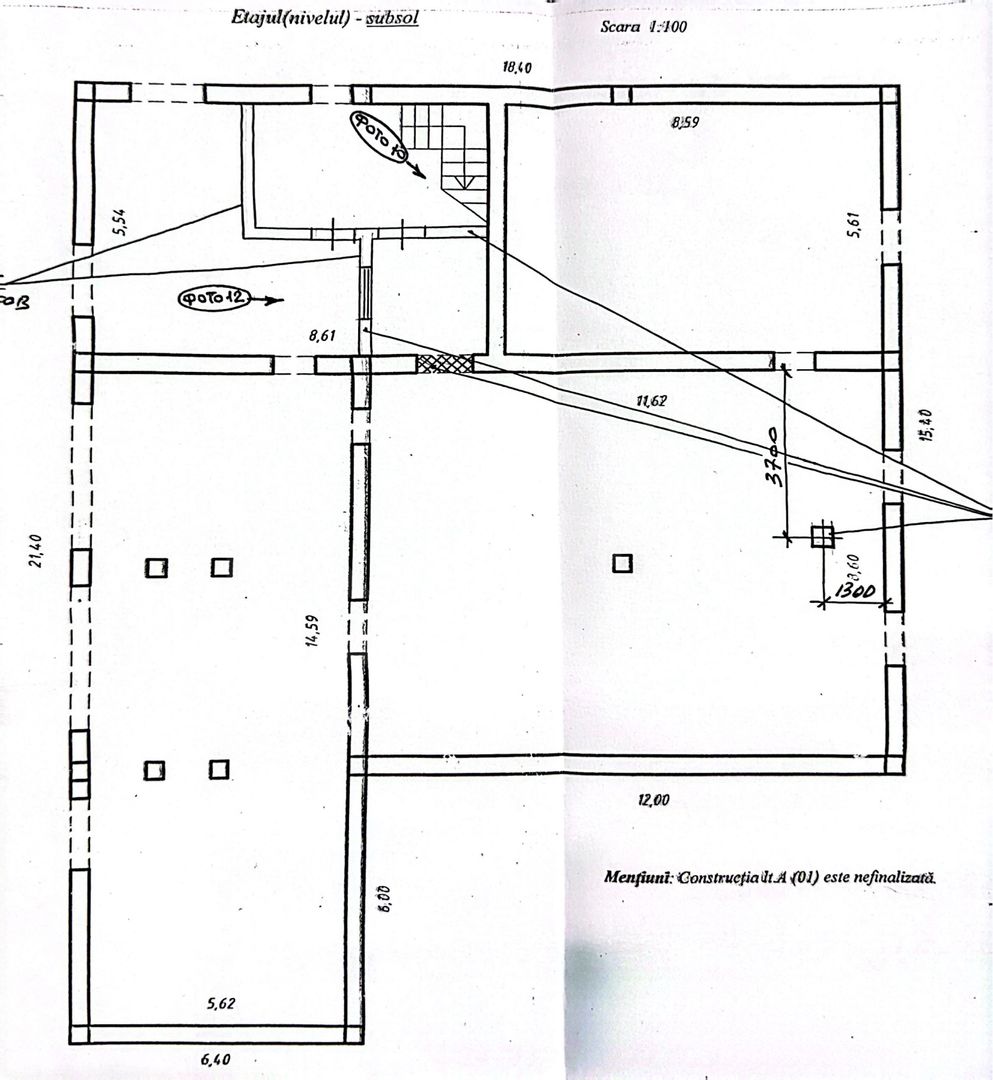 Vânzare, spațiu comercial, 965,4  mp,  str. Alba-Iulia, Buiucani - Schiță 3