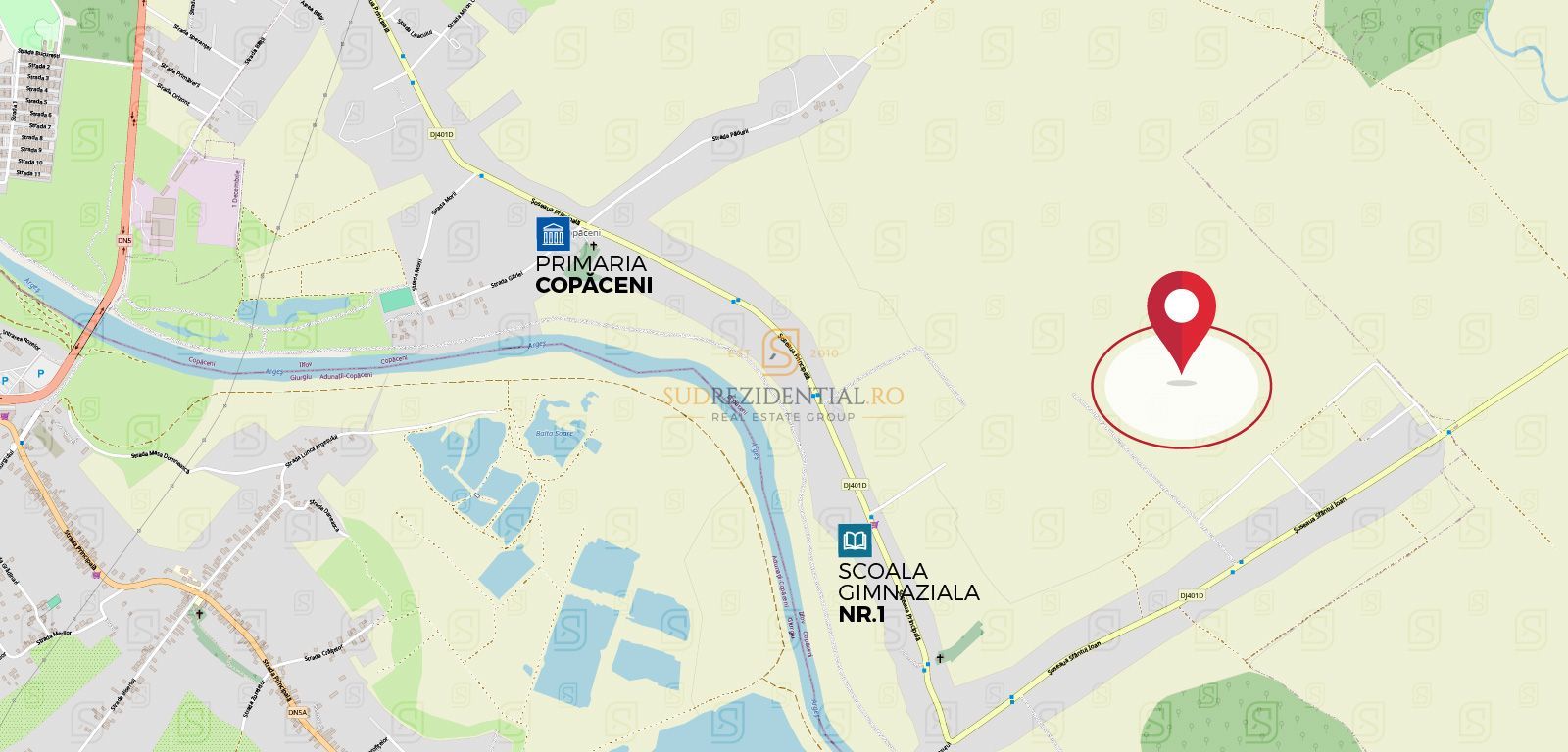 Teren de vânzare în UAT Copaceni, localitatea Copaceni, județul Ilfov - Poză 3