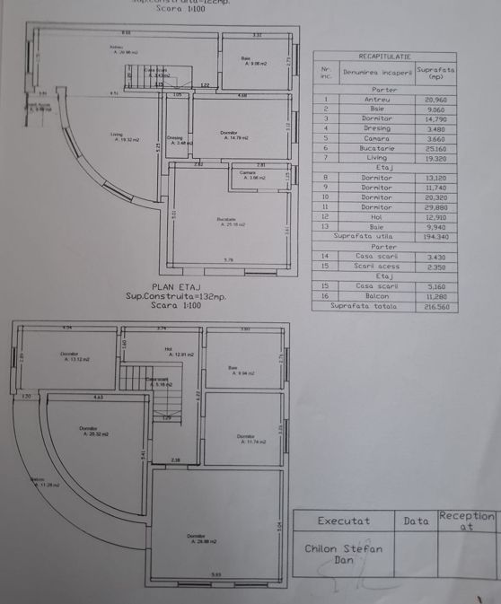 Casa solara si spatioasa, curte 700 mp - Cisnadie - Sibiu - Schiță 10