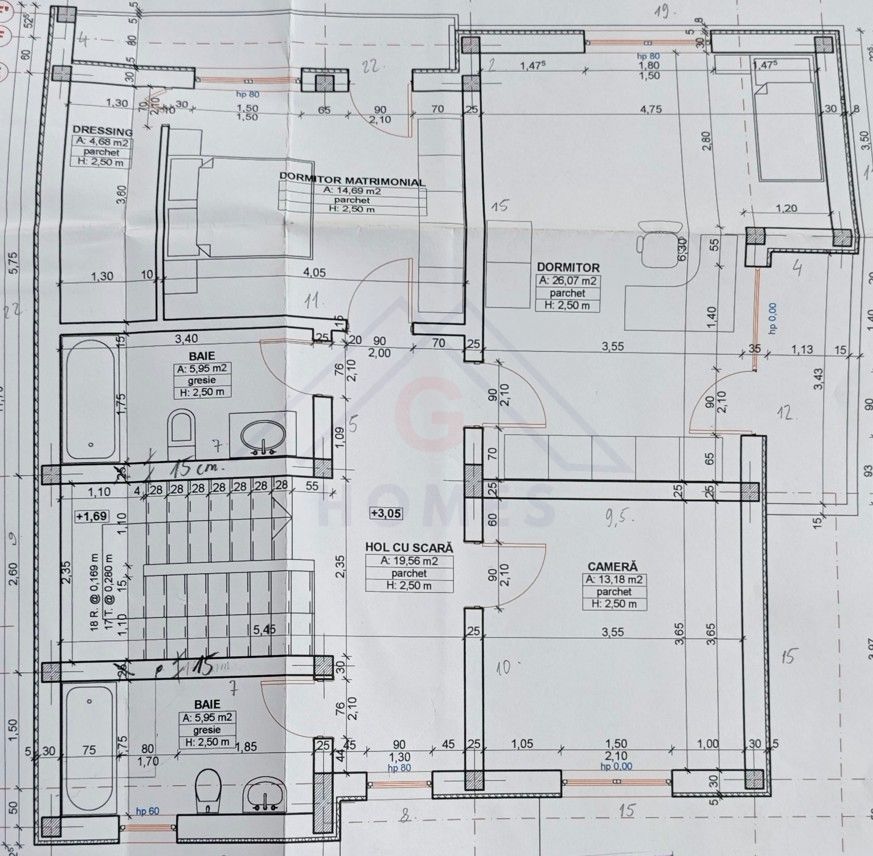 Casa spatioasa. Pretabil si pt. clinica, invatamant, camin varstnici. - Schiță 53