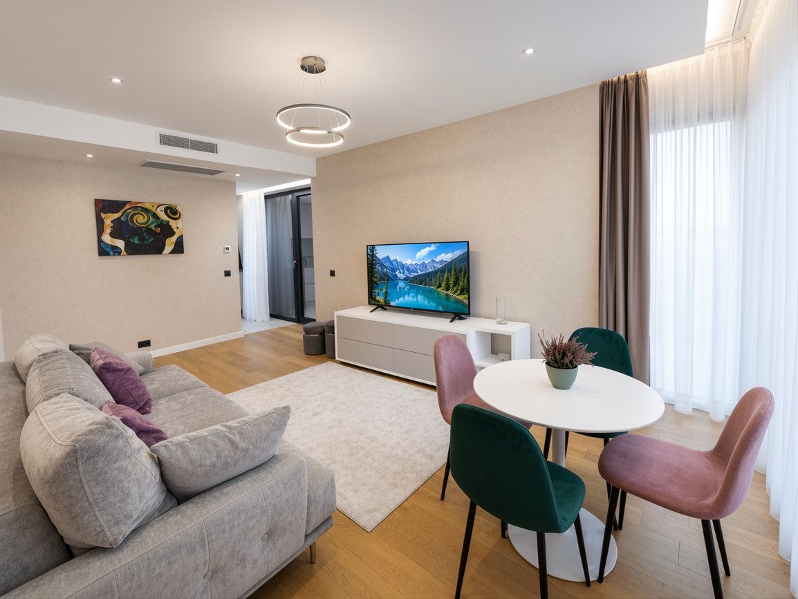 Apartament elegant cu 2 camere în One Herăstrău Towers — fotografia 3