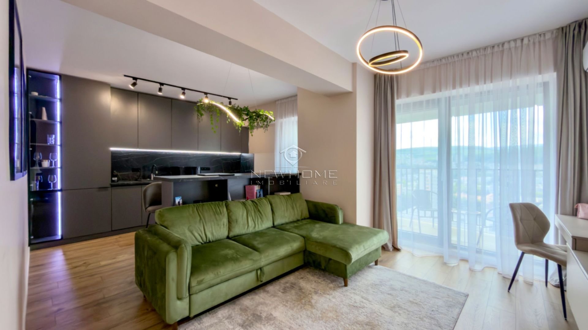 Apartament cu 2 camere, Parcare, West City Tower - Poză 1