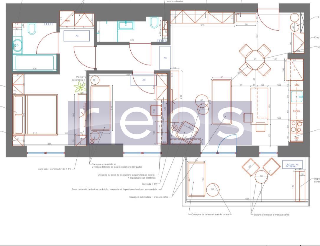 DE INCHIRIAT | 3 CAMERE | FINISAT MODERN | BLOC NOU | LOC PARCARE | - Poză 12
