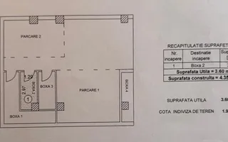 3 camere | Jiului Metrou | Parc Bazilescu | Parcare | Boxa - Schiță 20