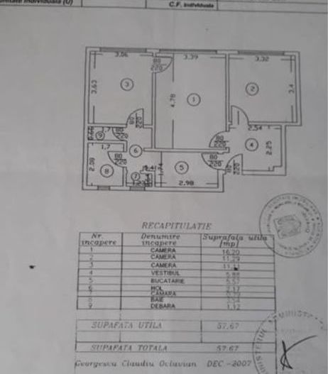 Apartament 3 camere de vânzare - Piata Romana, etaj 1 - Poză 5