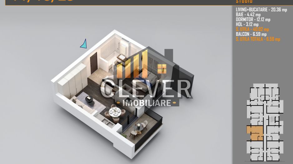 Apartament 2 Camere Pallady - 12 min Metrou Nicolae Teclu | Comision 0% - Poză 2