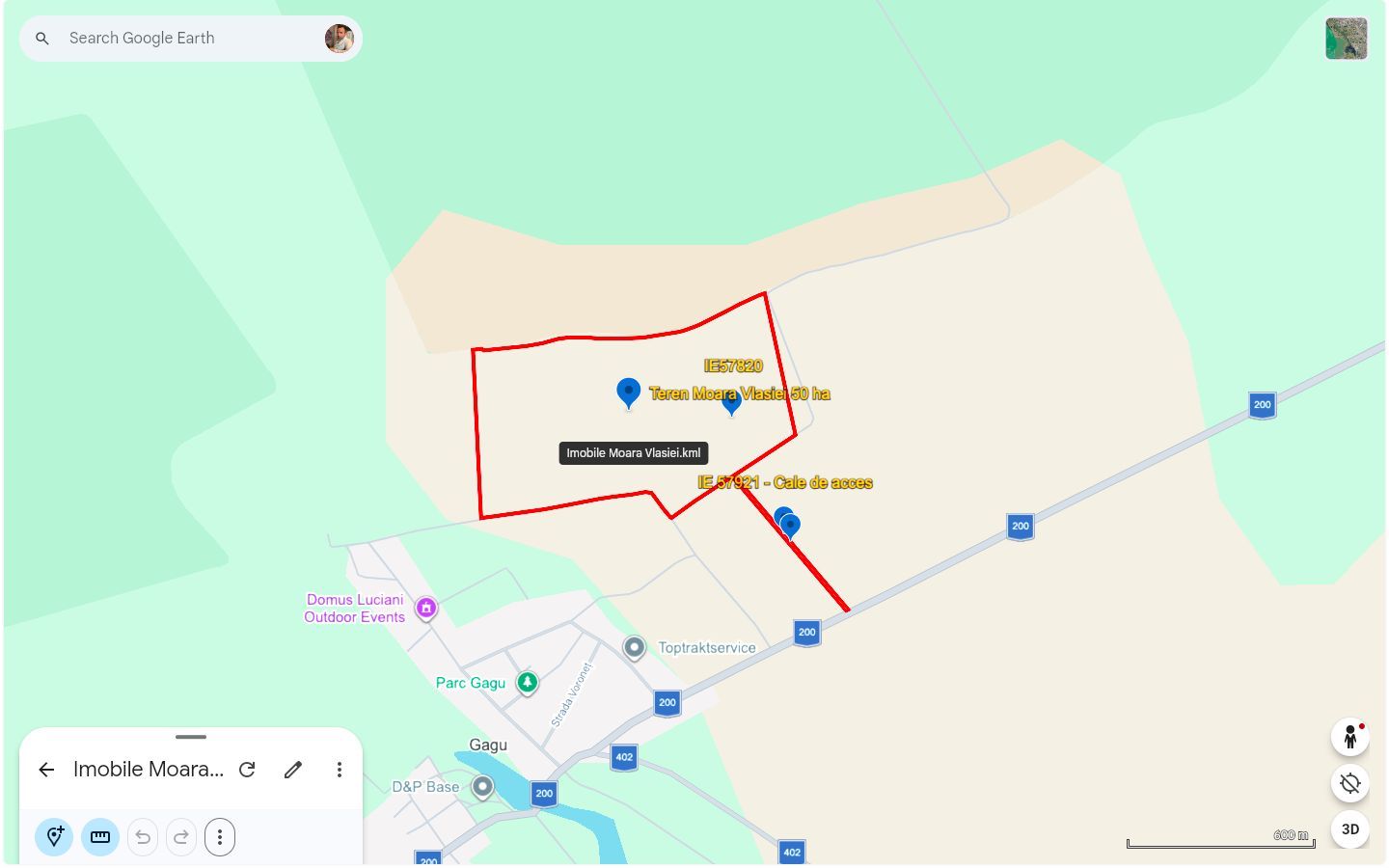 Teren intravilan 50,5 ha – Moara Vlăsiei - Poză 4
