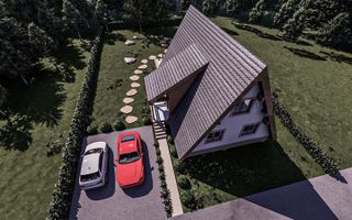 Casa noua in faza de proiect | A-frame | ideala investitie | Rasnov - Poză 5