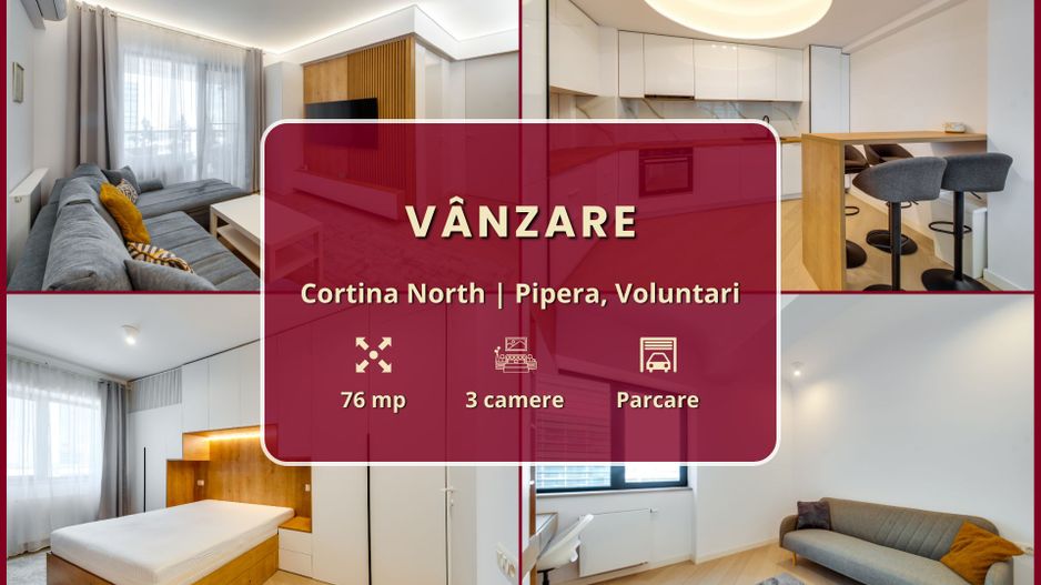 Cortina North || 3 camere || Nou || Finisaje de lux || Comision 0% - Poză 2