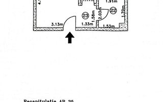 Apartament 2 camere, mobilat si utilat, Drumul Cretestilor, Sector 4 - Schiță 7