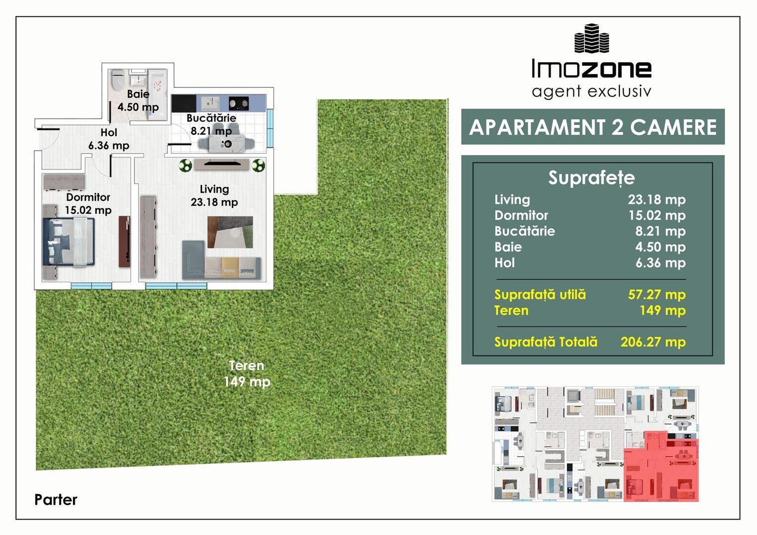 MILITARI, METROU PACII, 2 CAMERE, 57 mp, GRADINA, 150 mp - Poză 6