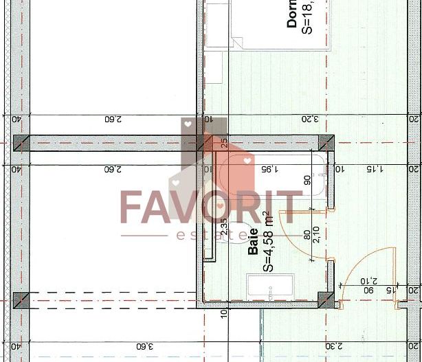 Apartament pe 2 nivele. Aproape de LIDL. Disponibil imediat - Schiță 17