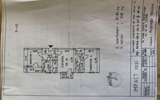 Apartament 3 camere, Podu Rosu, Bld Socola 6, bl D1 – termoizolație exterioară, 2 balcoane închise, centrală - Poză 1