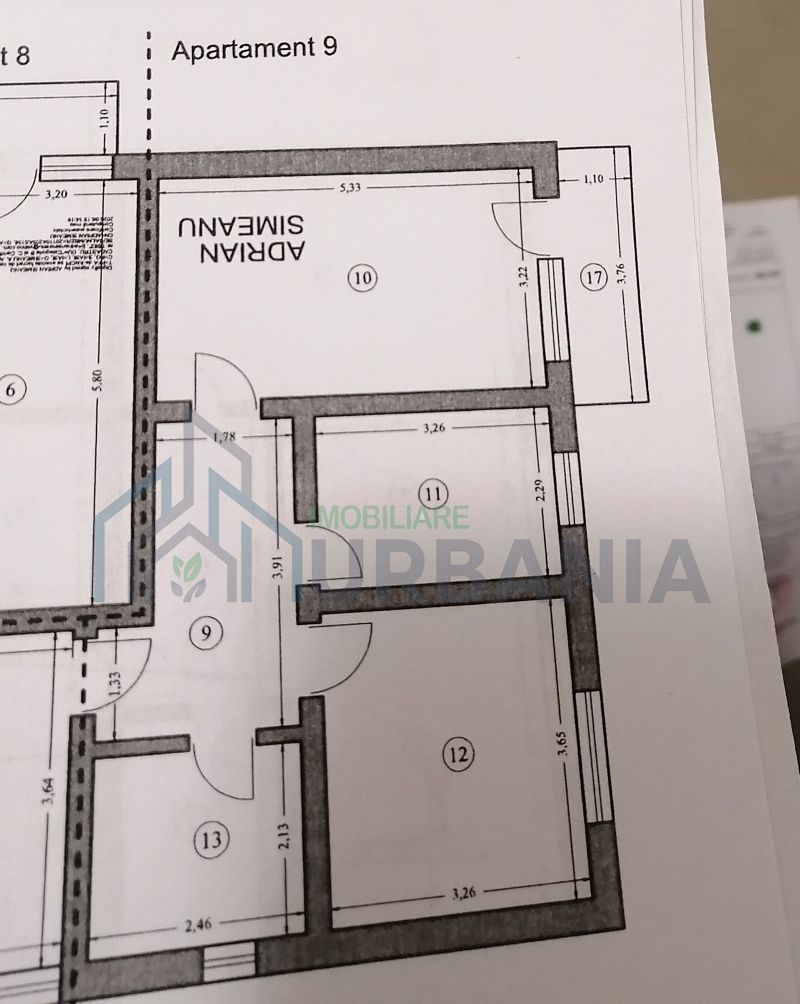 Apartament 2 camere, Visan, 50 mp, balcon, loc parcare - Poză 2
