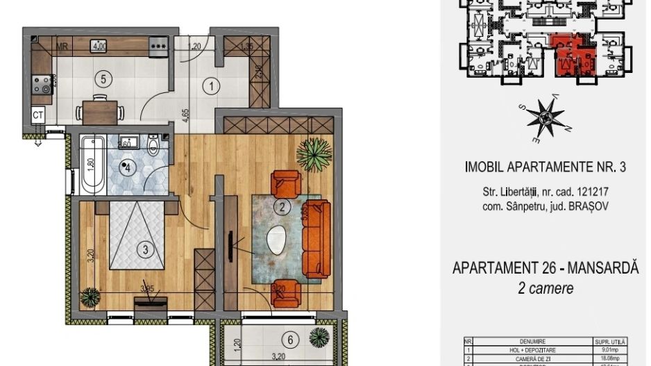 DEZVOLTATOR - Apartament 2 camere Etaj 3 SUPER PROMOȚIE!!! - Poză 11
