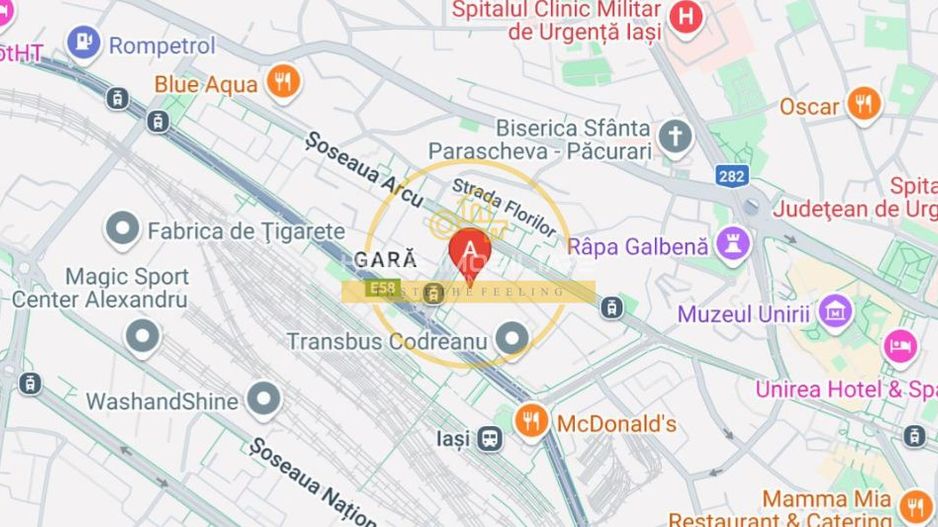 Ap 3 camere , 2 bai , decomandat , etaj 1/8 , Zona Garii. - Poză 1