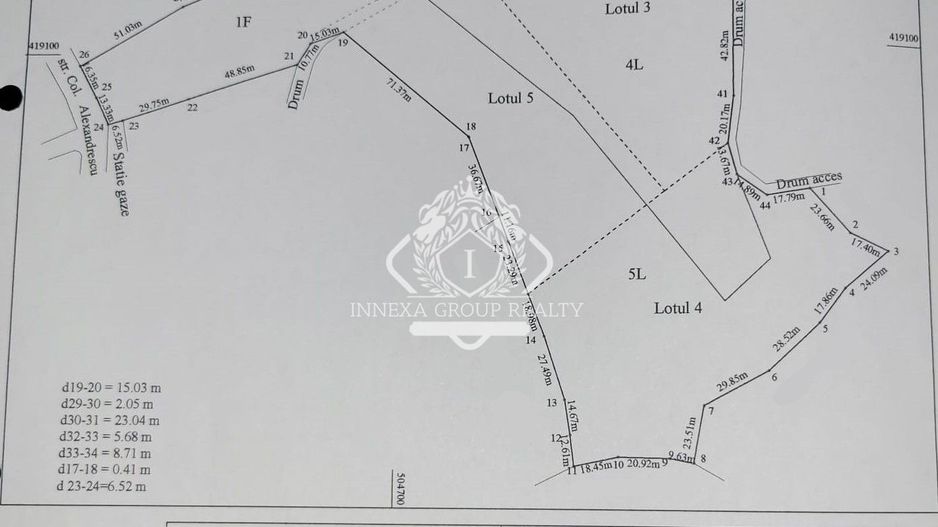Teren de Vânzare – 34.485 mp | Câmpulung Muscel | Zonă Panoramică & Dezvoltare - Schiță 4