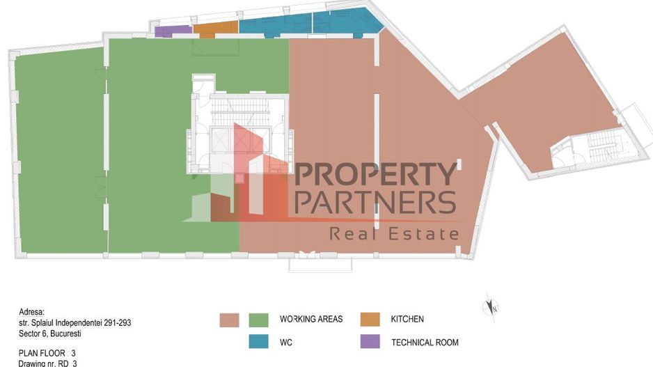 Spatiu de birouri disponibil, 10.5 - 12 euro/mp - Schiță 10