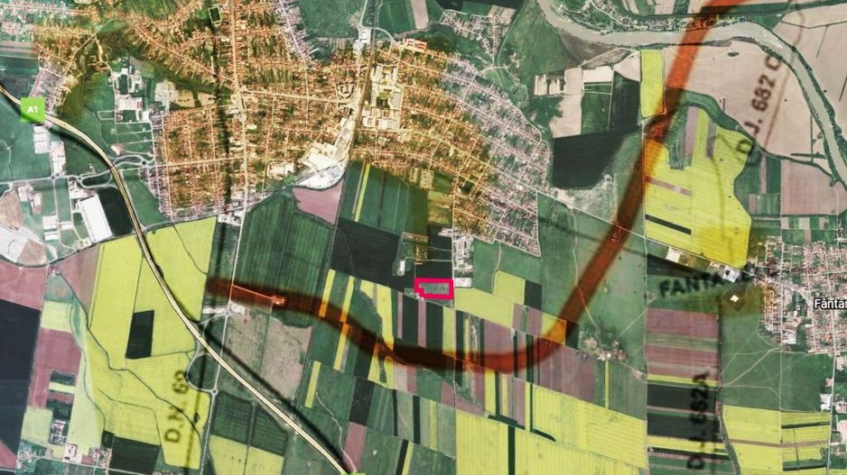 Teren 3.65h zonă industrială, Sânicolaul Mic. - Poză 1