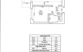 Studio 2 Camere - 46 mp - Astorium LIFE - Poză 2