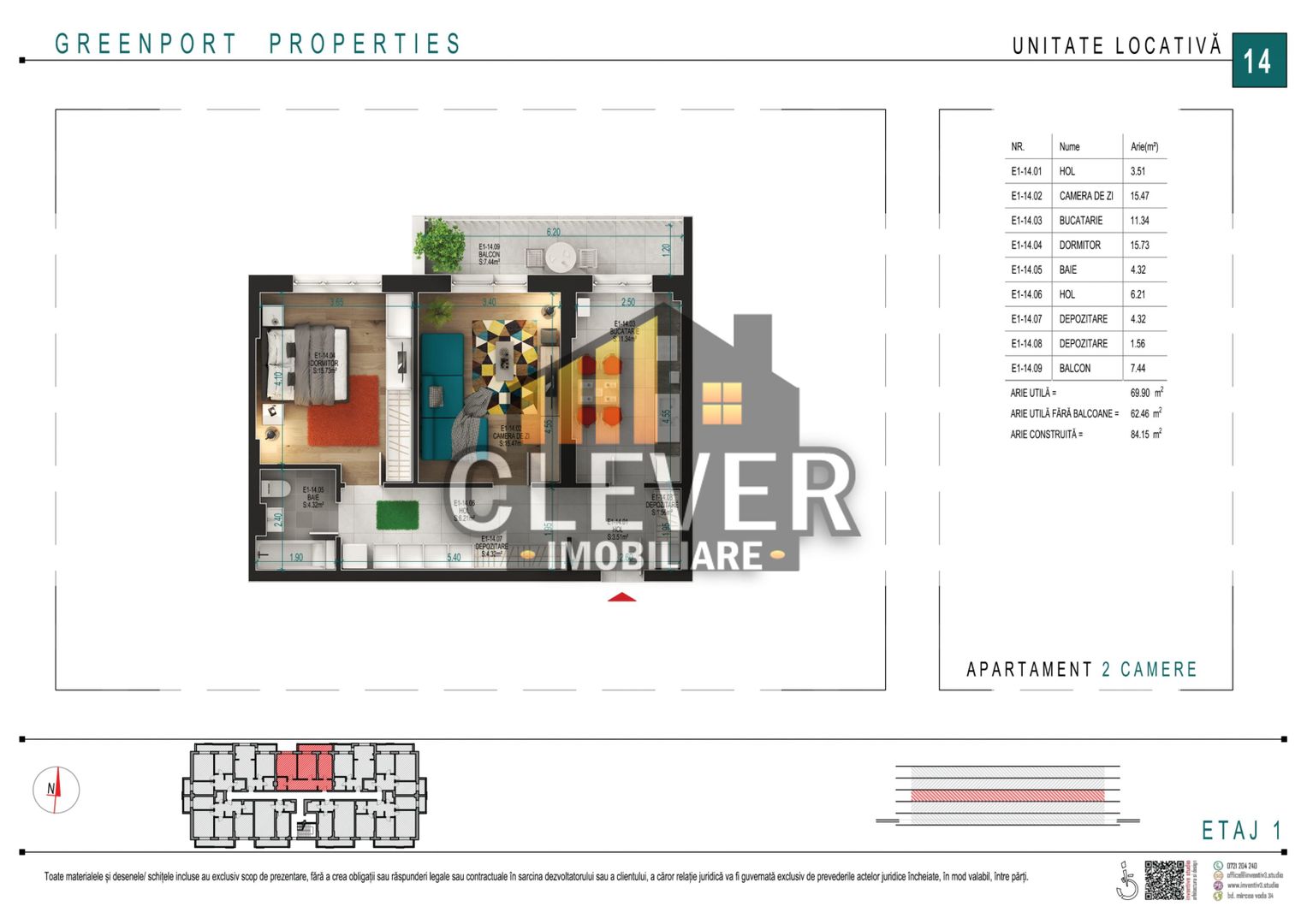 Titan-Pallady Apartament 2 Camere Metrou Nicolae Teclu - Poză 1