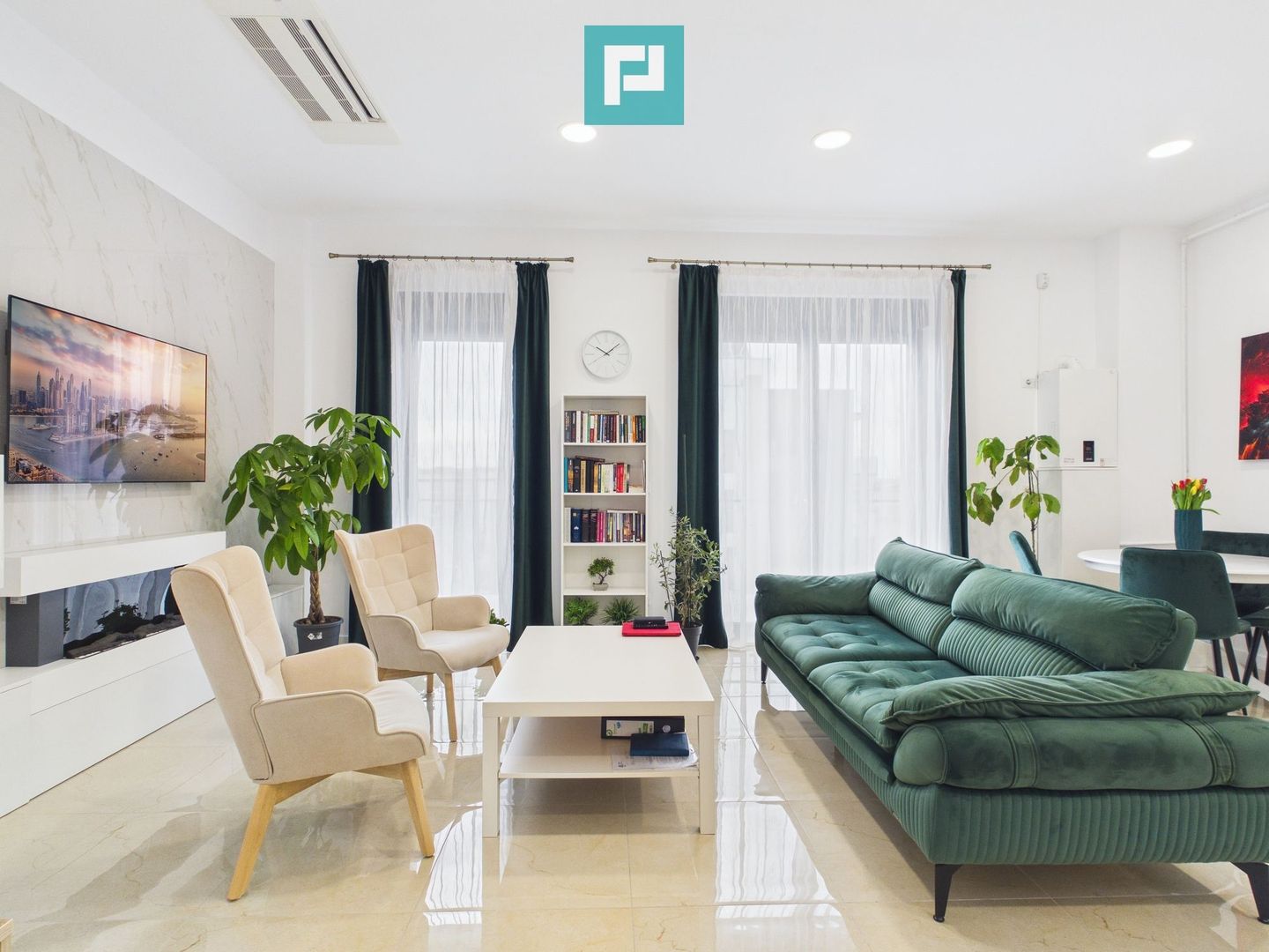 Penthouse premium, 4 camere, mobilat, 2 balcoane - Poză 12