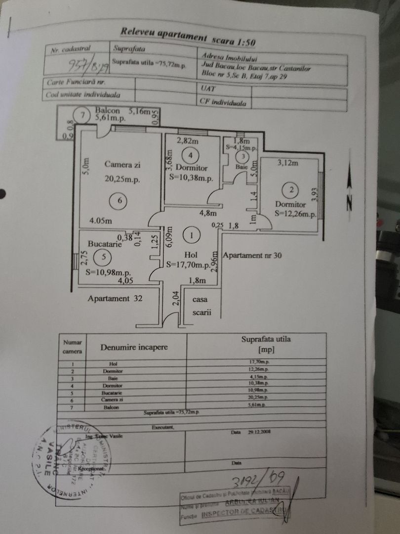 Apartament 3 camere | Strada Castanilor, Bacău - Poză 27