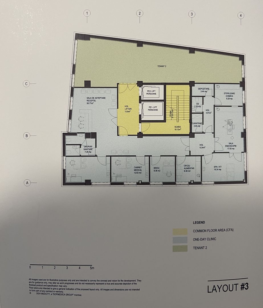 Central | Spații medicale | Lift targă | Acces persoane cu dizabilități | nZEB - Poză 4