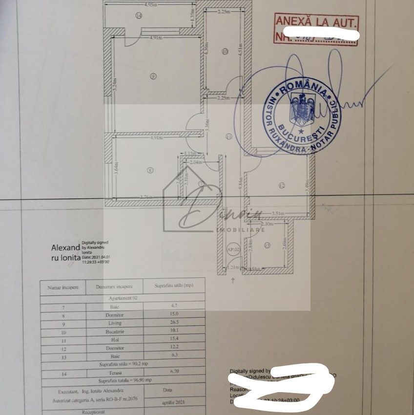 COM 0% I Apartament 3 camere Pipera curte gradina proprie - Poză 3